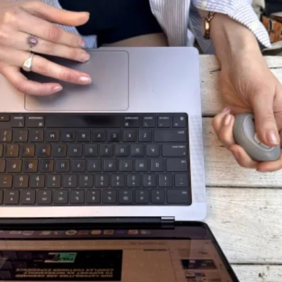 Grounding Stones Motion Fidget Collection - Gray and Blue - Picture 5 of 6